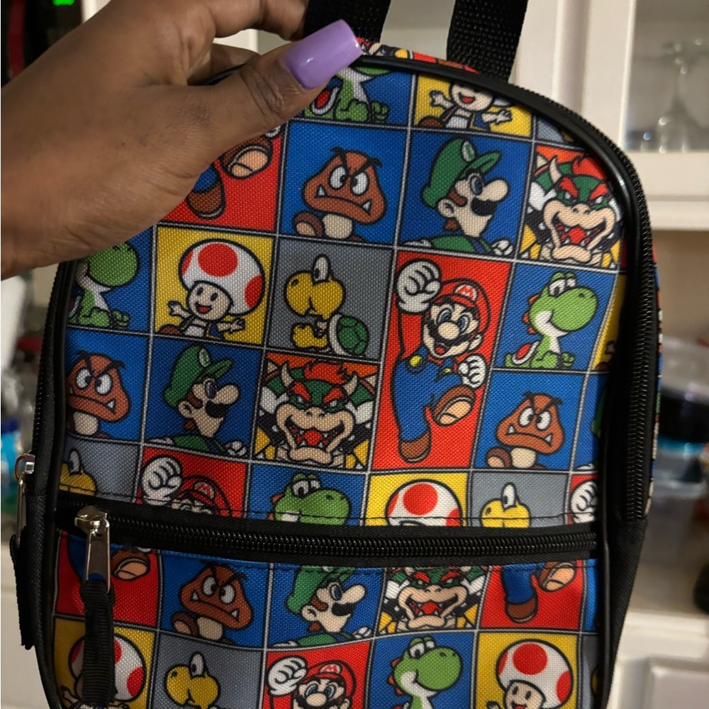 Kids Mario book bag never worn
